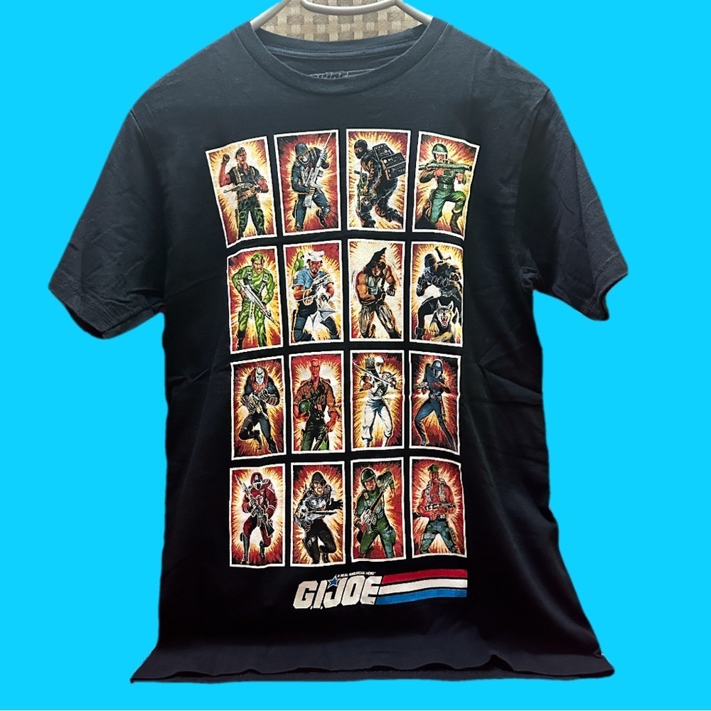 GI JOE Men’s Black Graphic T-Shirt size S